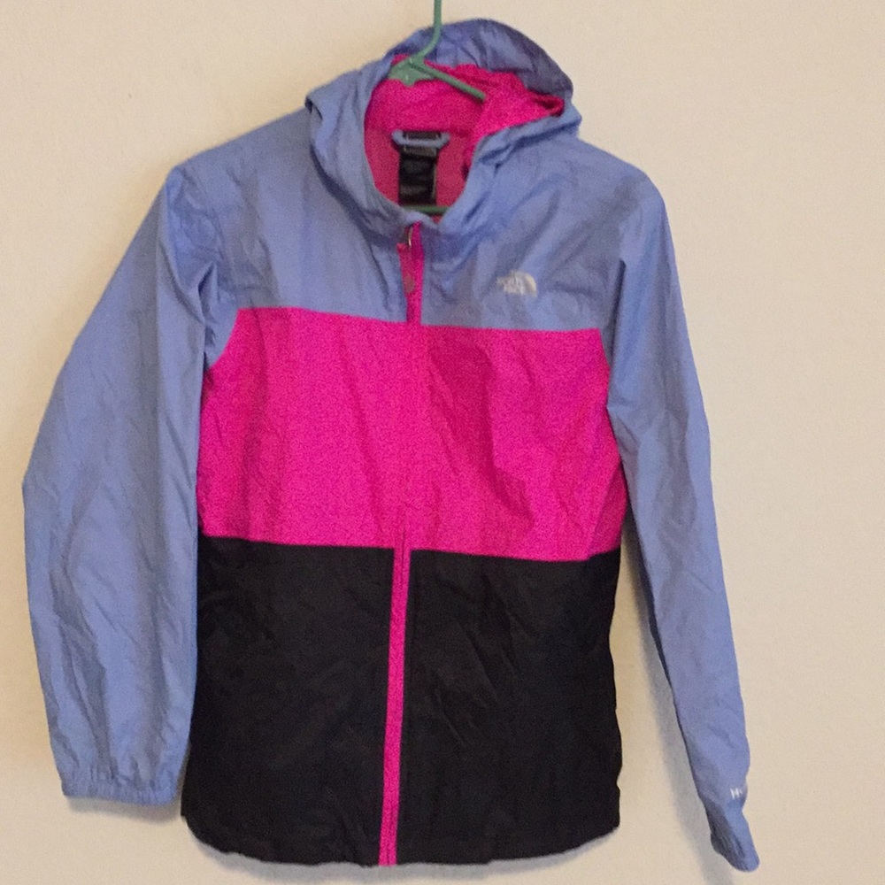 Girls North Face rain jacket